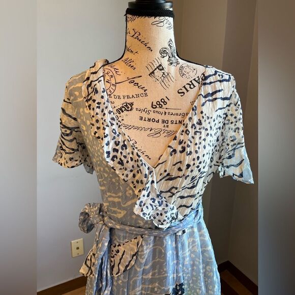 Tanya Taylor Printed Bianka Mini Colorful Dress - Picture 6 of 12